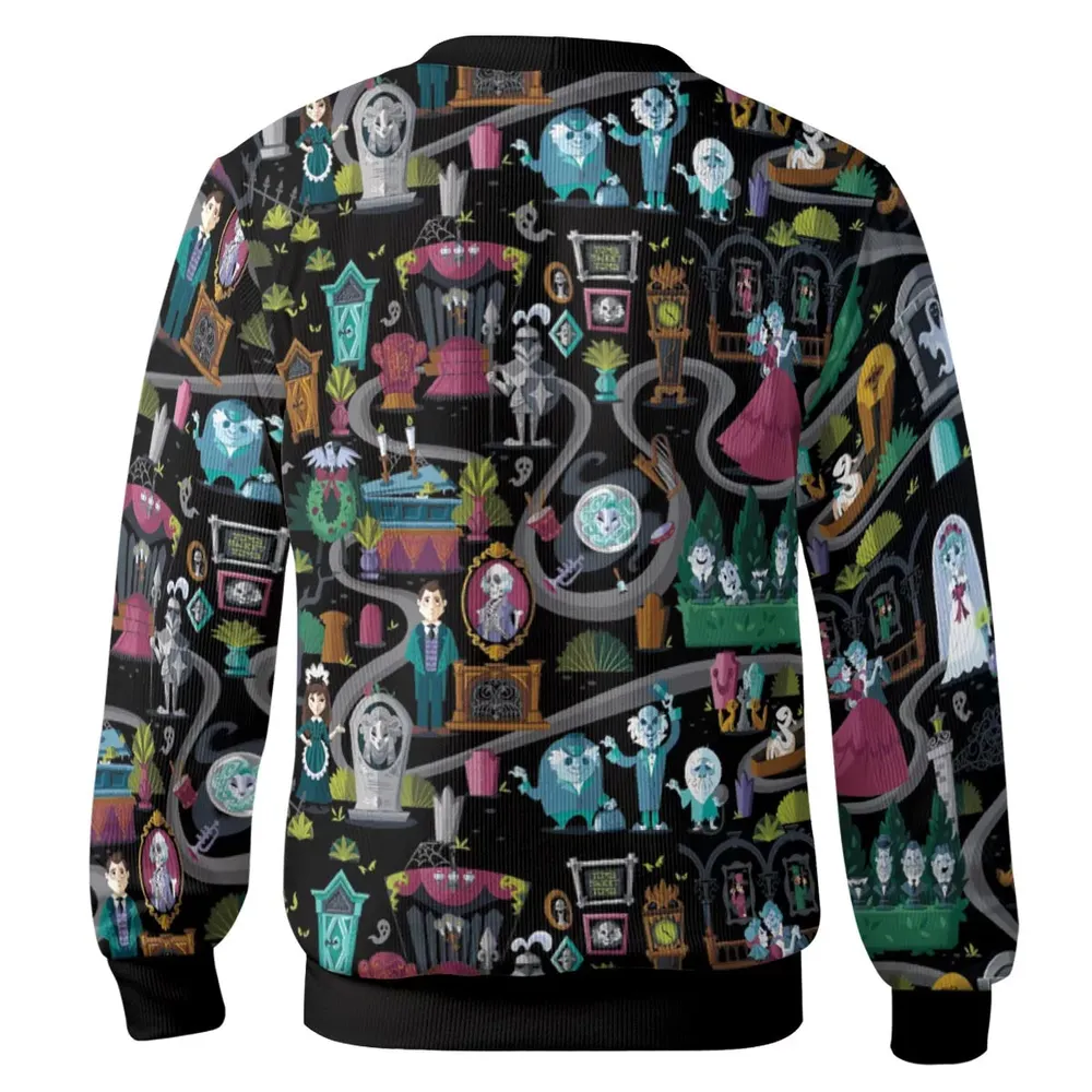 Haunted Mansion Map Cardigan - 3