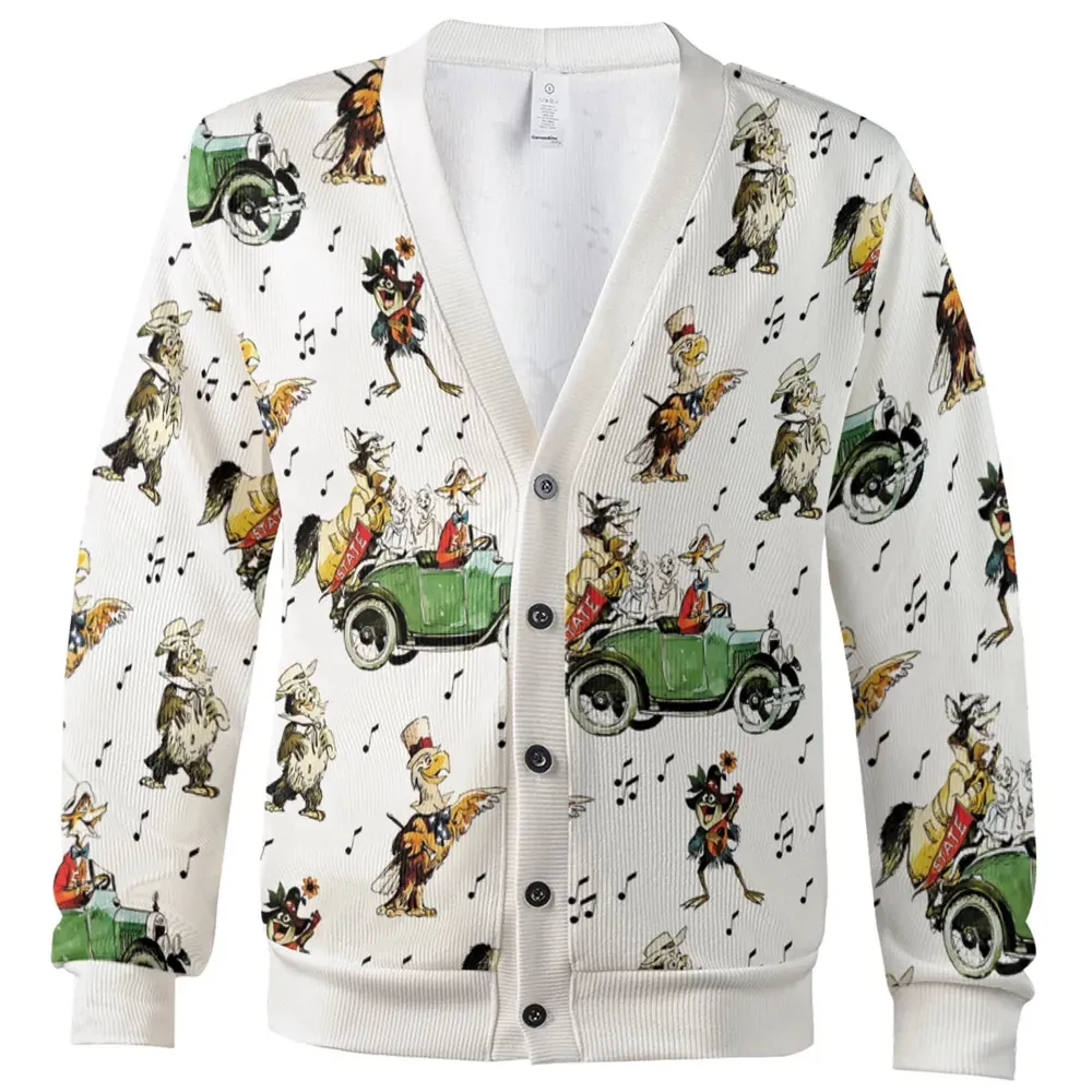 America Sings Characters Cardigan - 2