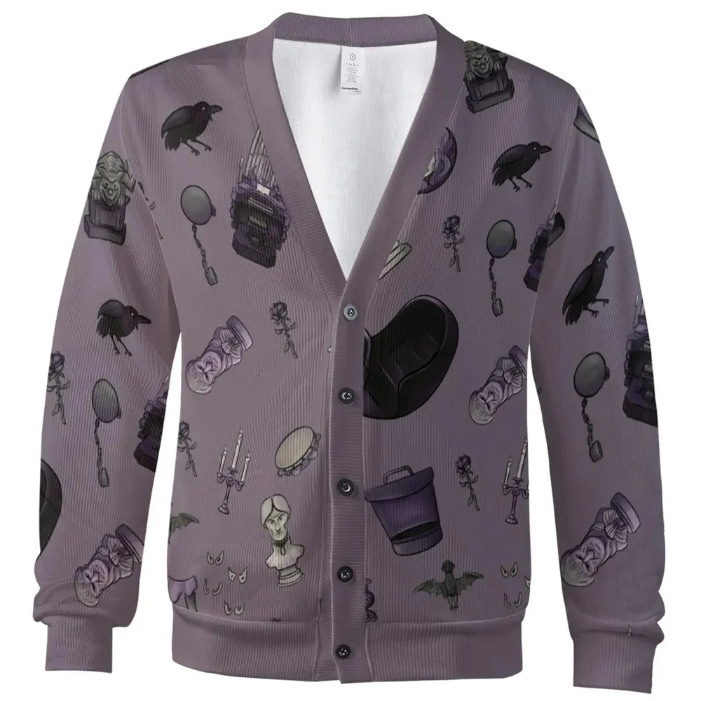 Welcome Foolish Mortals Haunted Mansion Cardigan - 2