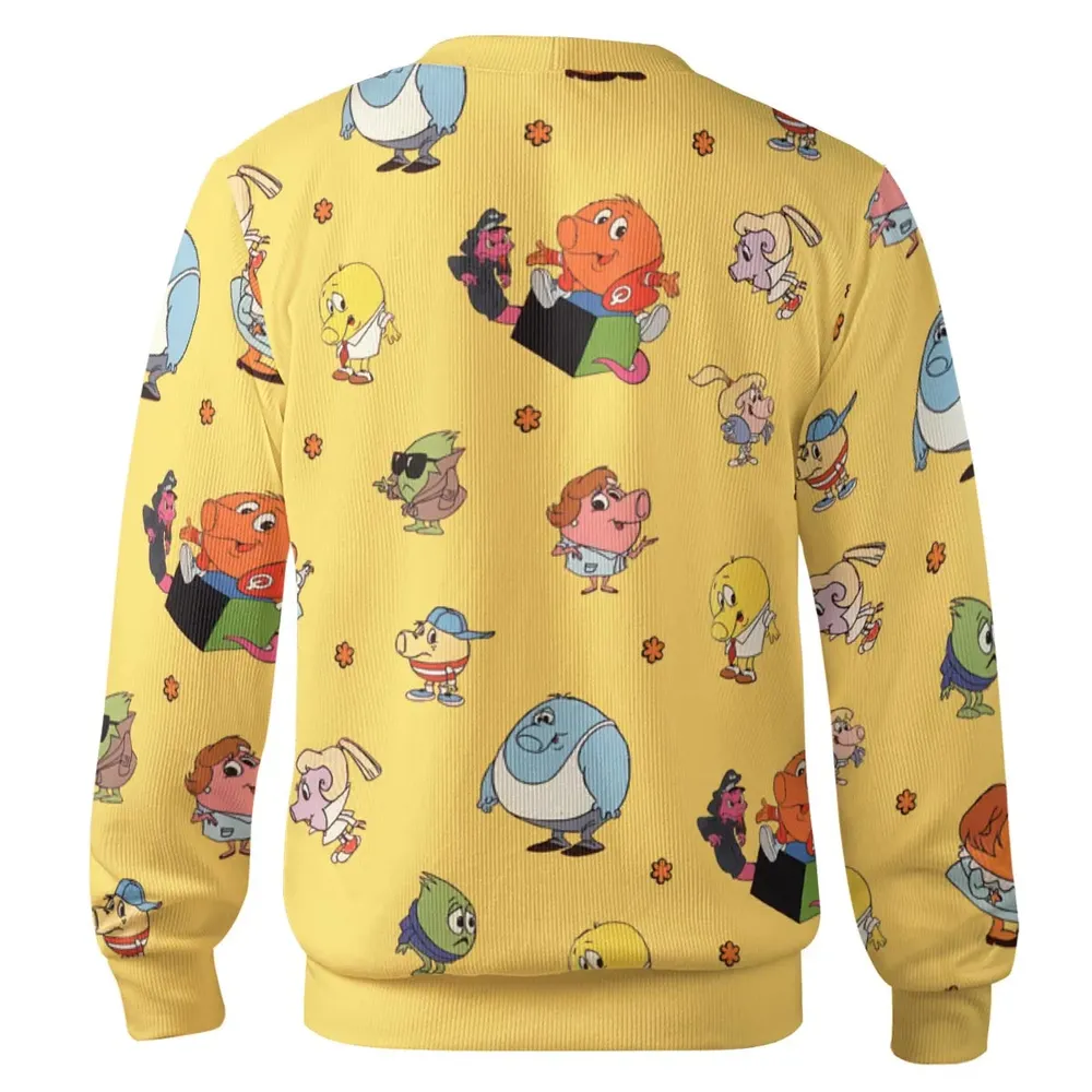 80s Arcade Game Qbert Cardigan - 3