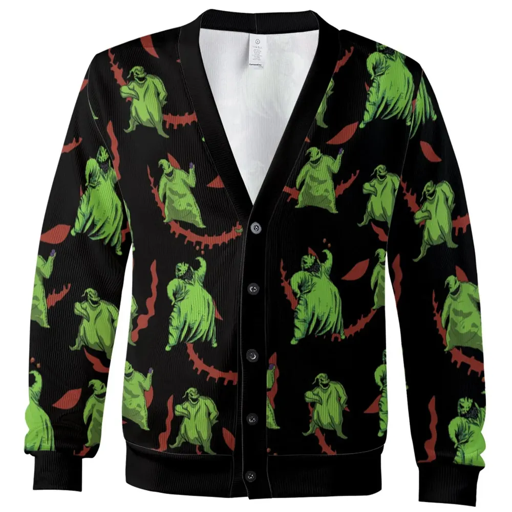 Oogie Boogie Pattern Cardigan - 2