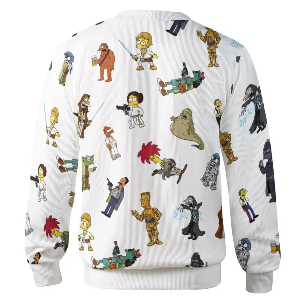 Simpsons Star Wars Mashup Cardigan - 3