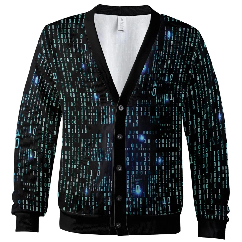 Binary Vibes Cardigan - 2