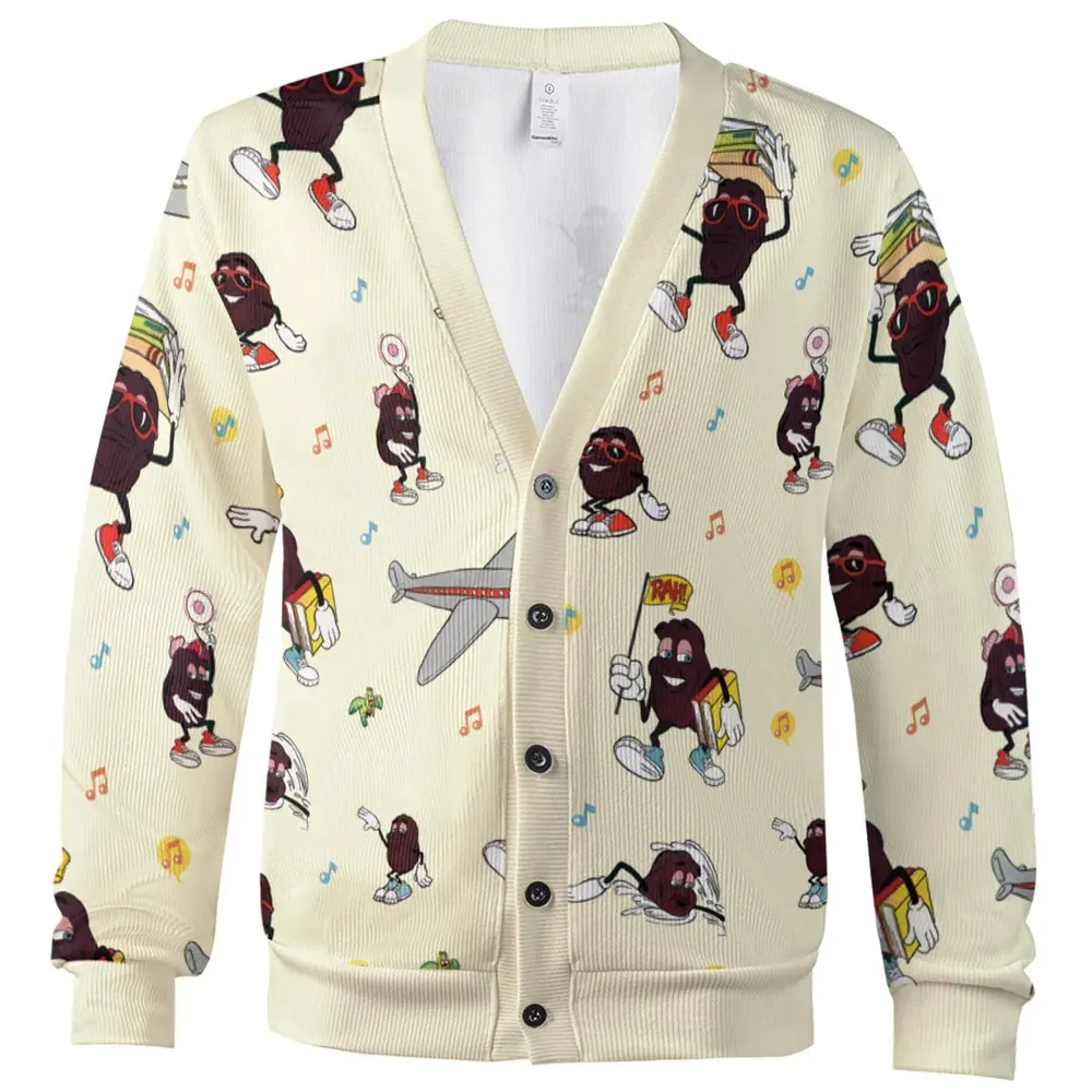 Hardee's california Raisins Mascots Cardigan - 2