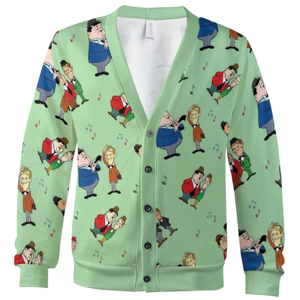 Another Fine Mess Laurel And Hardy Cardigan - 2