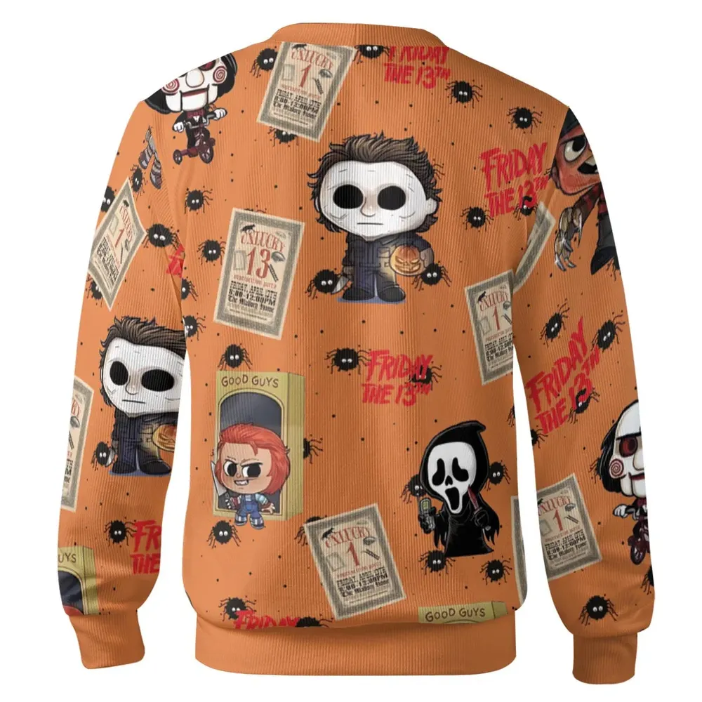 Chibi Horror Characters Cardigan - 3