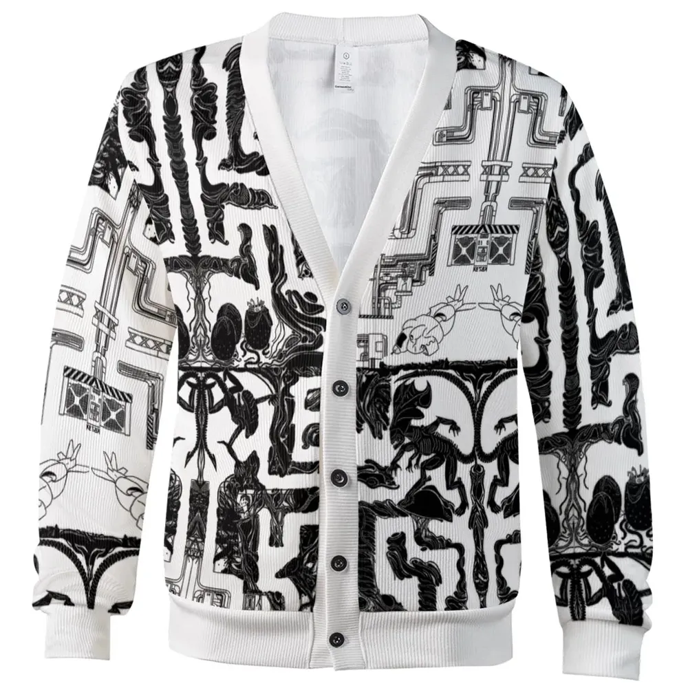 Xenomorph Alien Maze Cardigan - 2