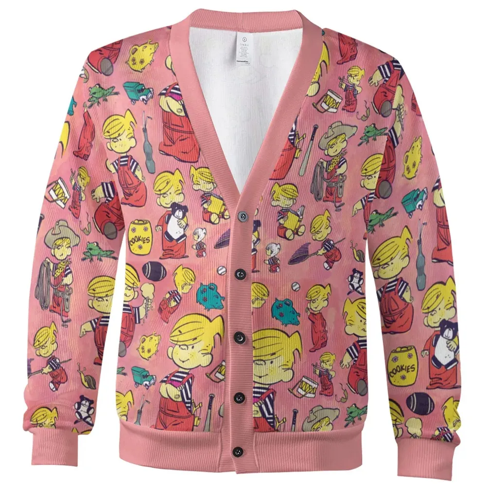 Just Pretend I'm Listening Dennis The Menace Cardigan - 2