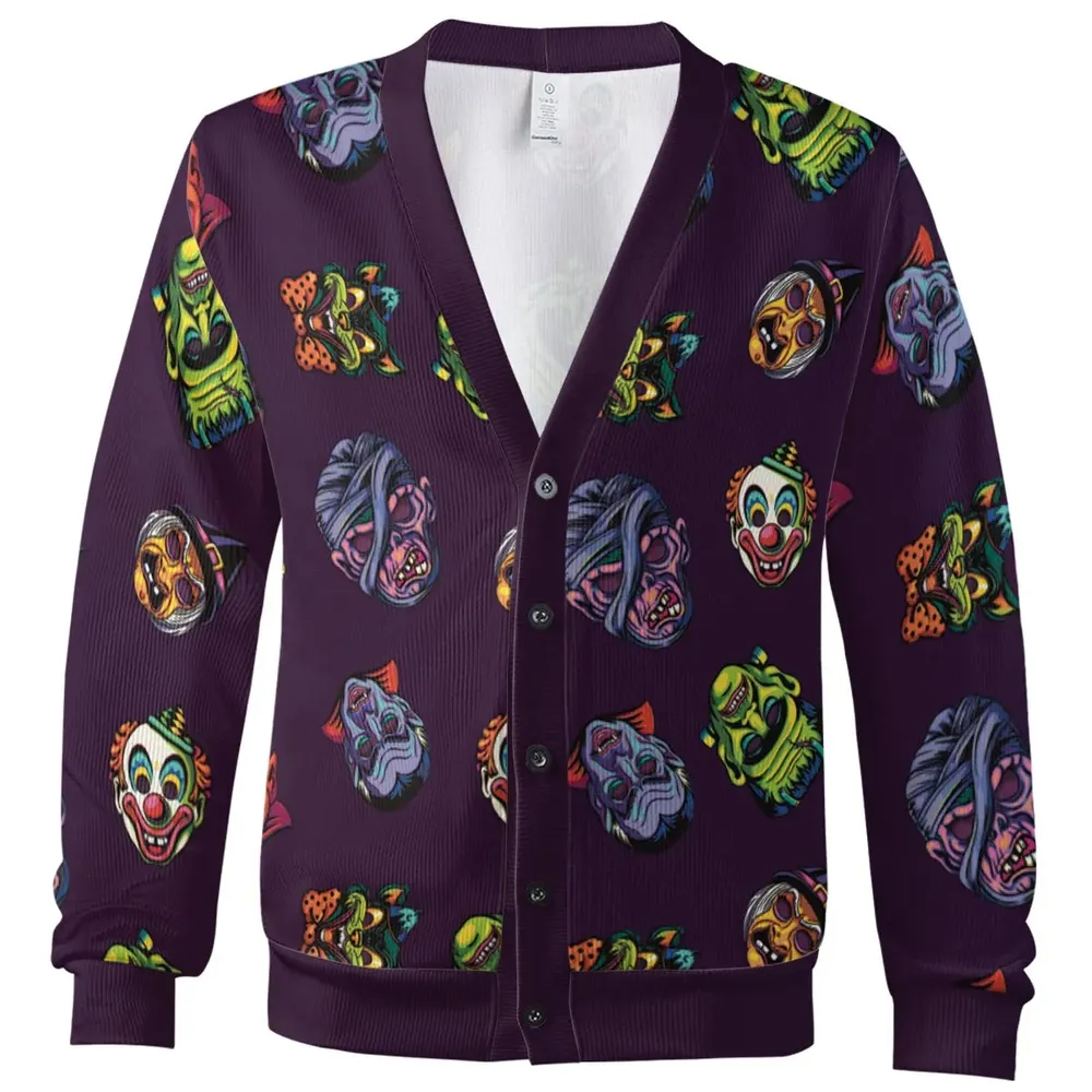 Beast Mode On Monster Masks Cardigan - 2