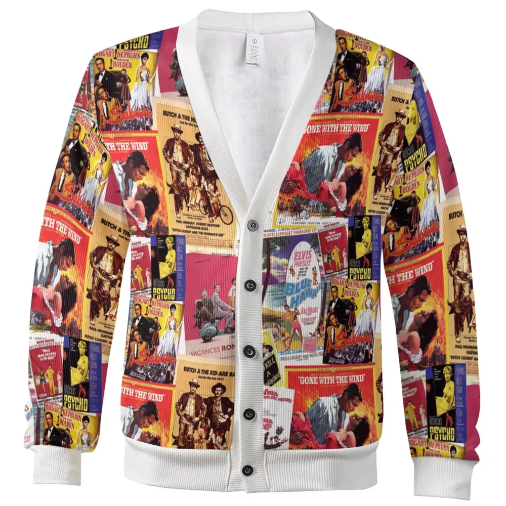 Hollywood Classics Collage Cardigan - 2