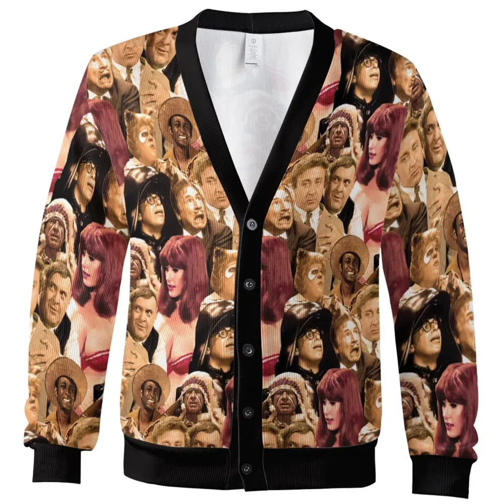 Mel Brook's movies collage Cardigan - 2