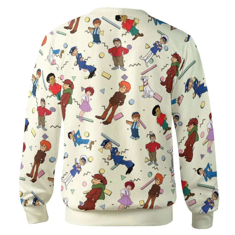 The Little Rascals Cartoon Characters Cardigan - 3
