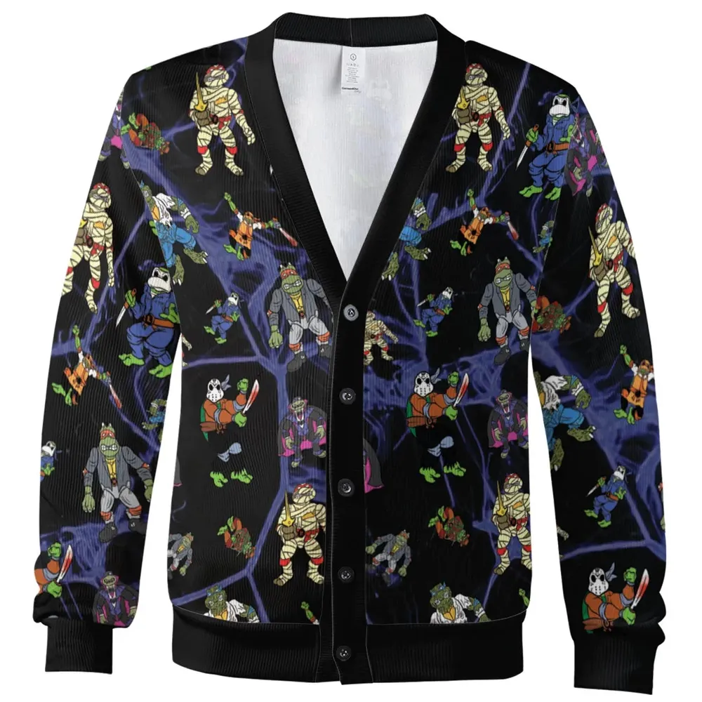 TMNT Universal Monsters And Sewer Slasher Toys Cardigan - 2