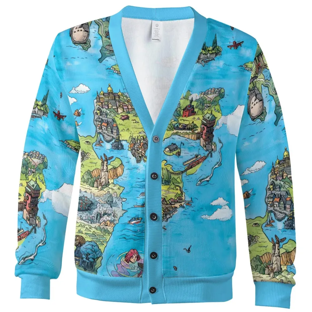 Ghibli Land Cardigan - 2
