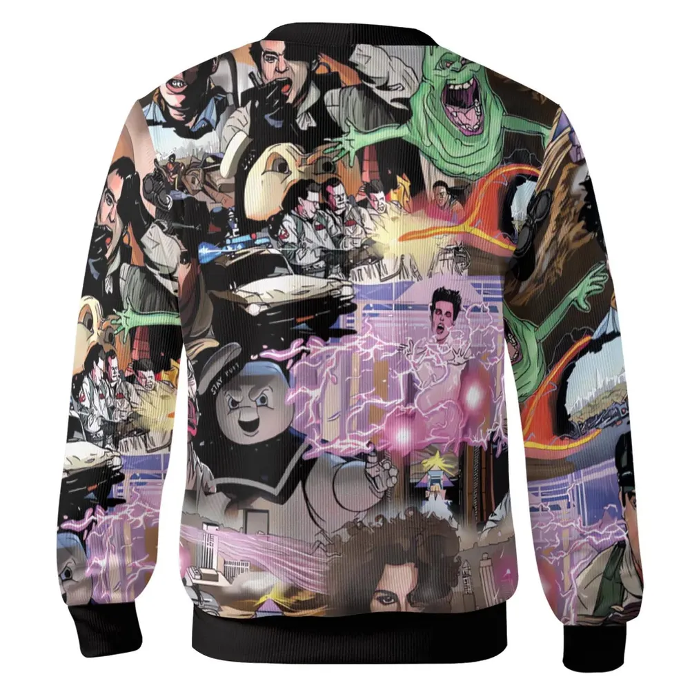 Ghostbusters Comic Style Montage Cardigan - 3