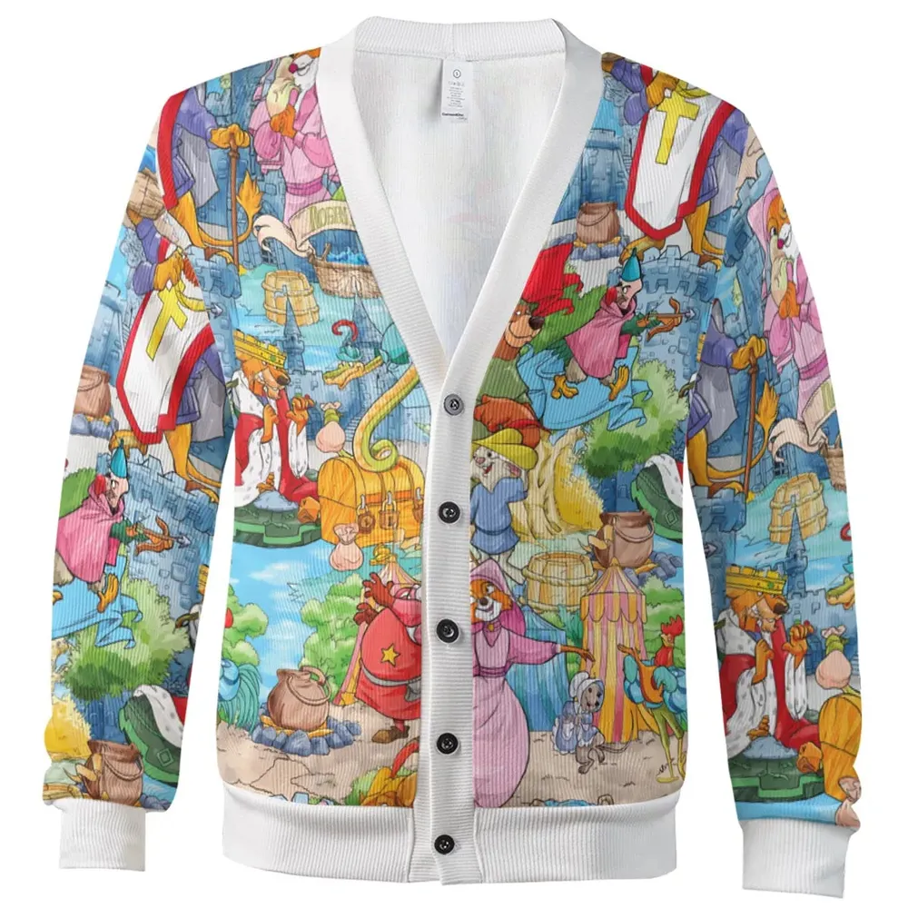 Archer Wood Plaid Robin Hood Cardigan - 2