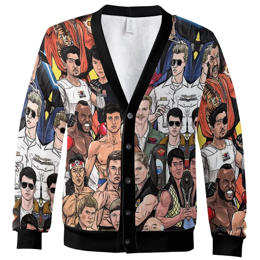 Martial Arts Stars Cardigan - 2