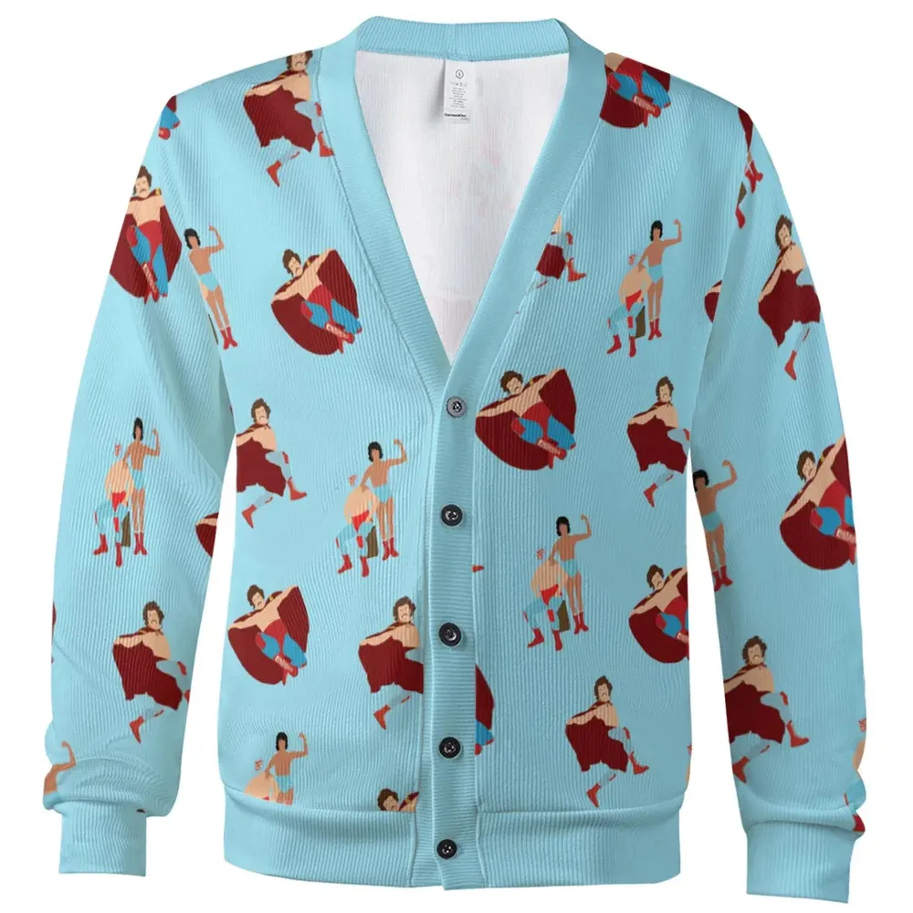 Wrestle Style Nacho Libre Cardigan - 2
