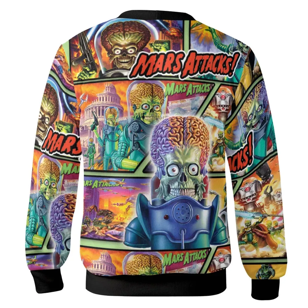 Ack! Ack! Ack! Mars Attacks Cardigan - 3