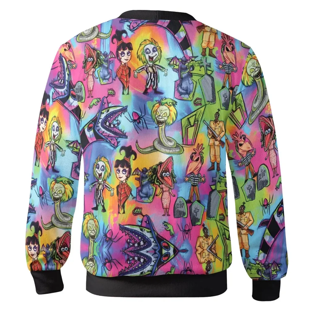 Hauntingly Stylish Beetlejuice Cardigan - 3