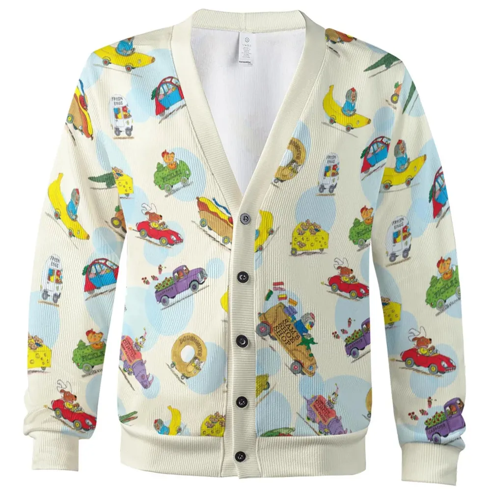 The Busy World of Richard Scarry Cardigan - 2