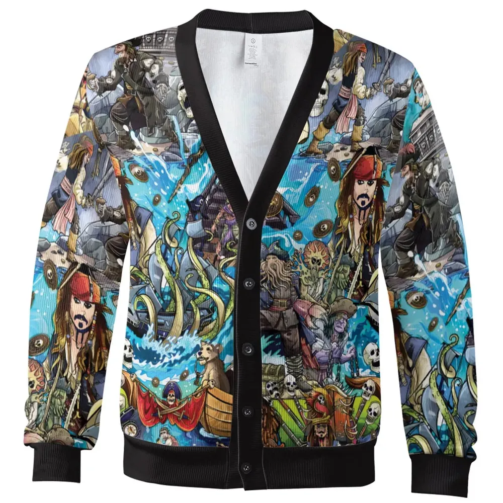 Travel And Fight Pirates of the Caribbean Cardigan - 2