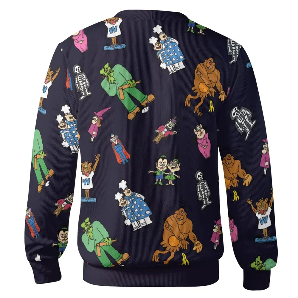 Nostalgic Food Mascots Burger Chef Cardigan - 3