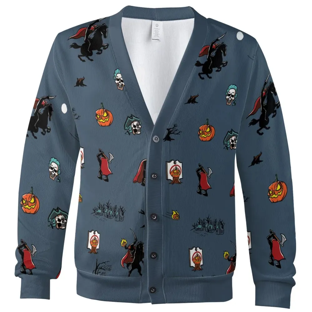 Headless Horseman Ichabod and Mr. Toad Cardigan - 2