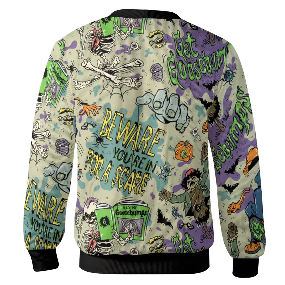 Beware You're In For A Scare Goosebumps Cardigan - 3