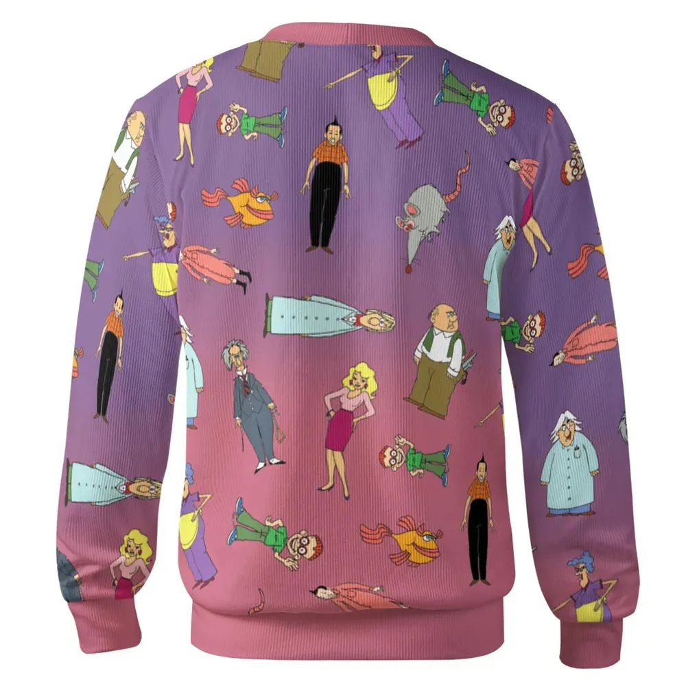 The Completely Mental Misadventures of Ed Grimley Characters Cardigan - 3