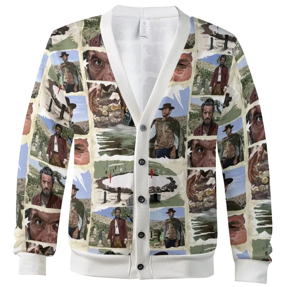 The Man With No Name The Good The Bad and The Ugly Cardigan - 2