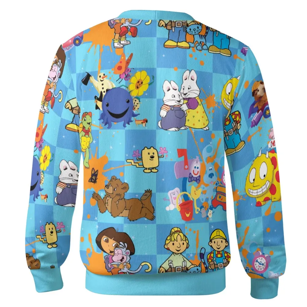 90s cartoon Nostalgic Cardigan - 3