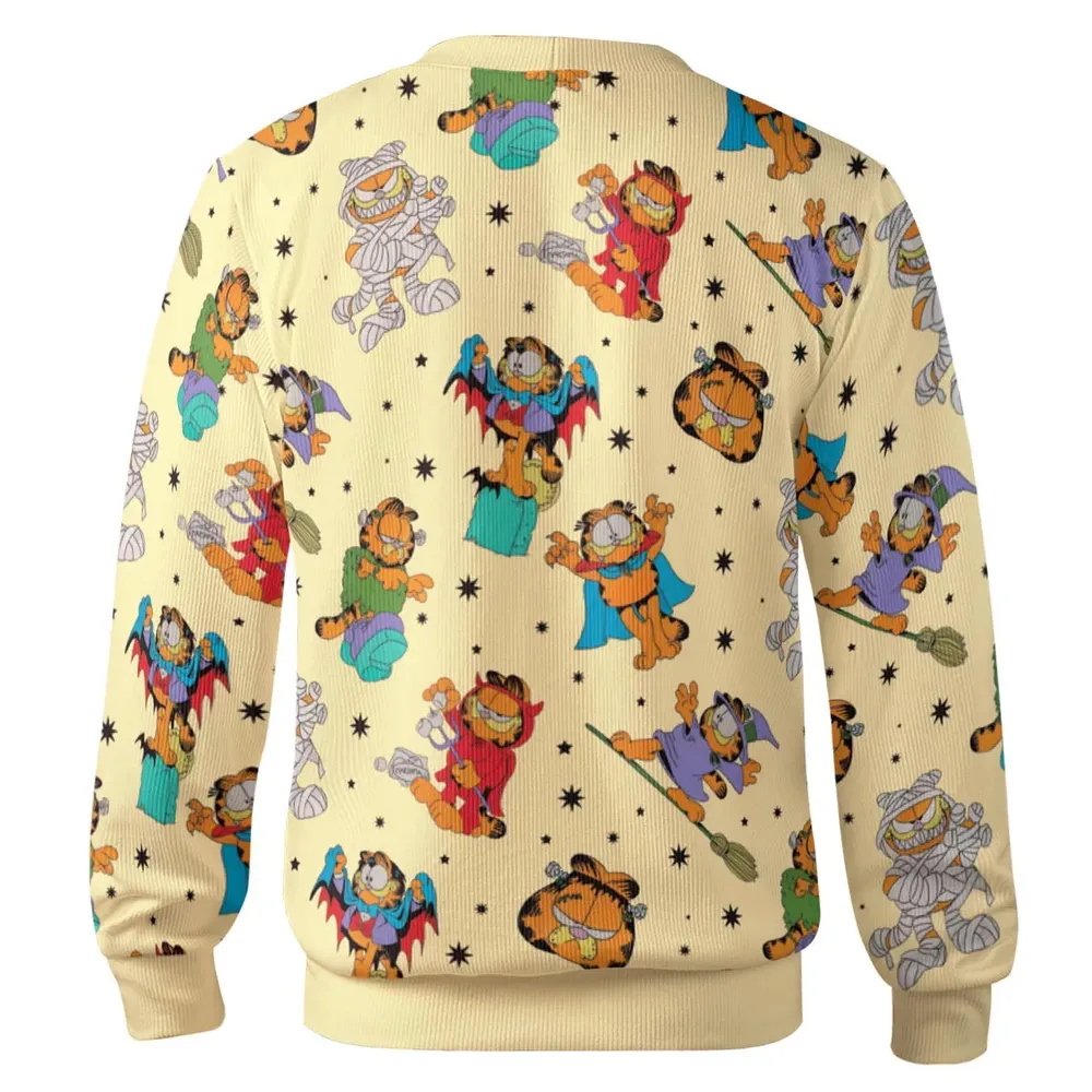 Nostalgic Cat Garfield's Halloween Adventure Cardigan - 3