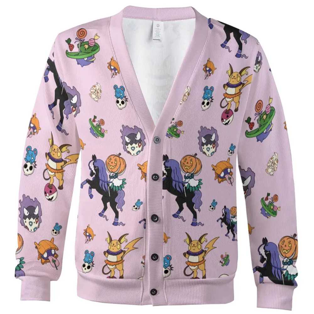 Spooky Monster Pokemon Cardigan - 2