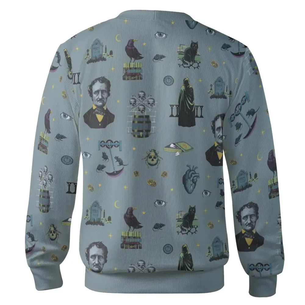 The Dark Themed Edgar Allan Poe Cardigan - 3
