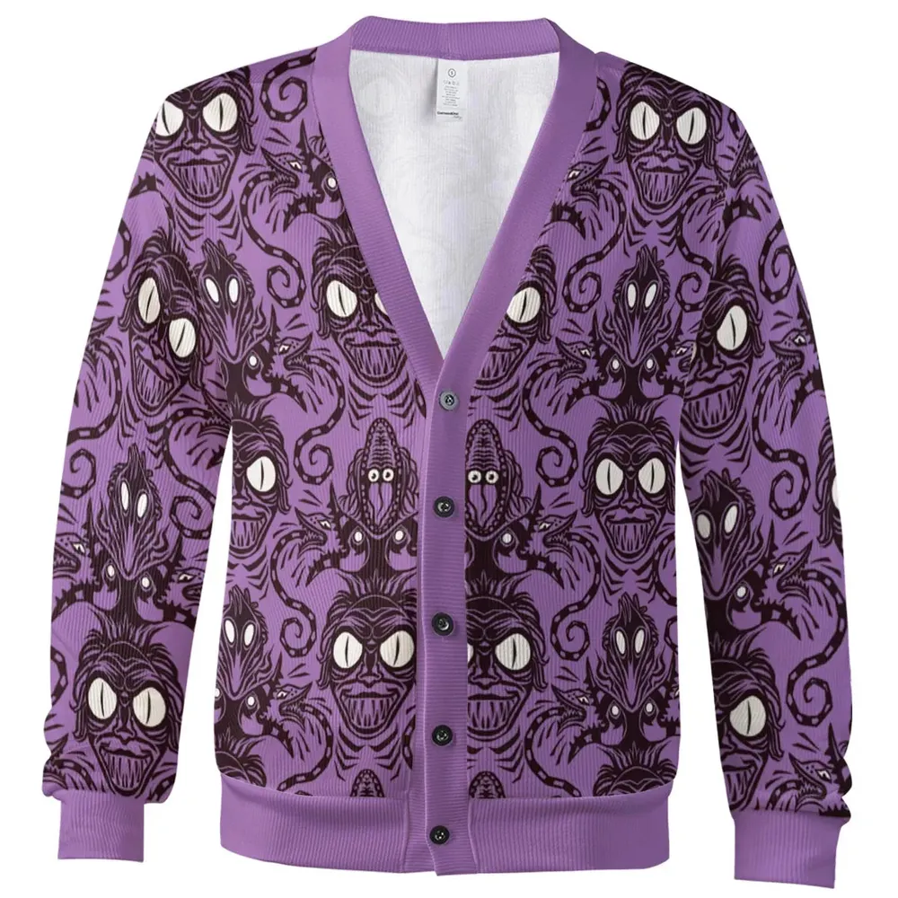 Beetlejuice Haunted Mansion Themed Cardigan - 2