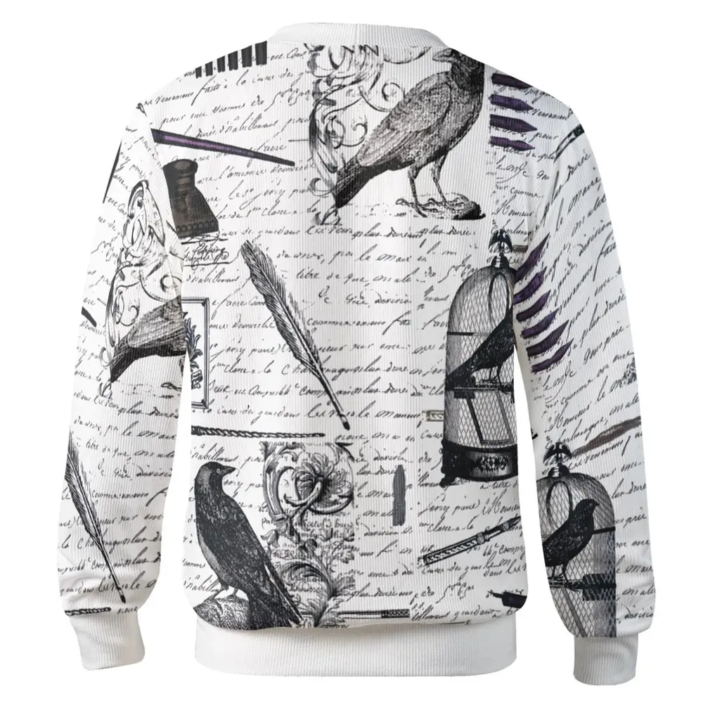 Nevermore The Raven Edgar Allan Poe Cardigan - 3