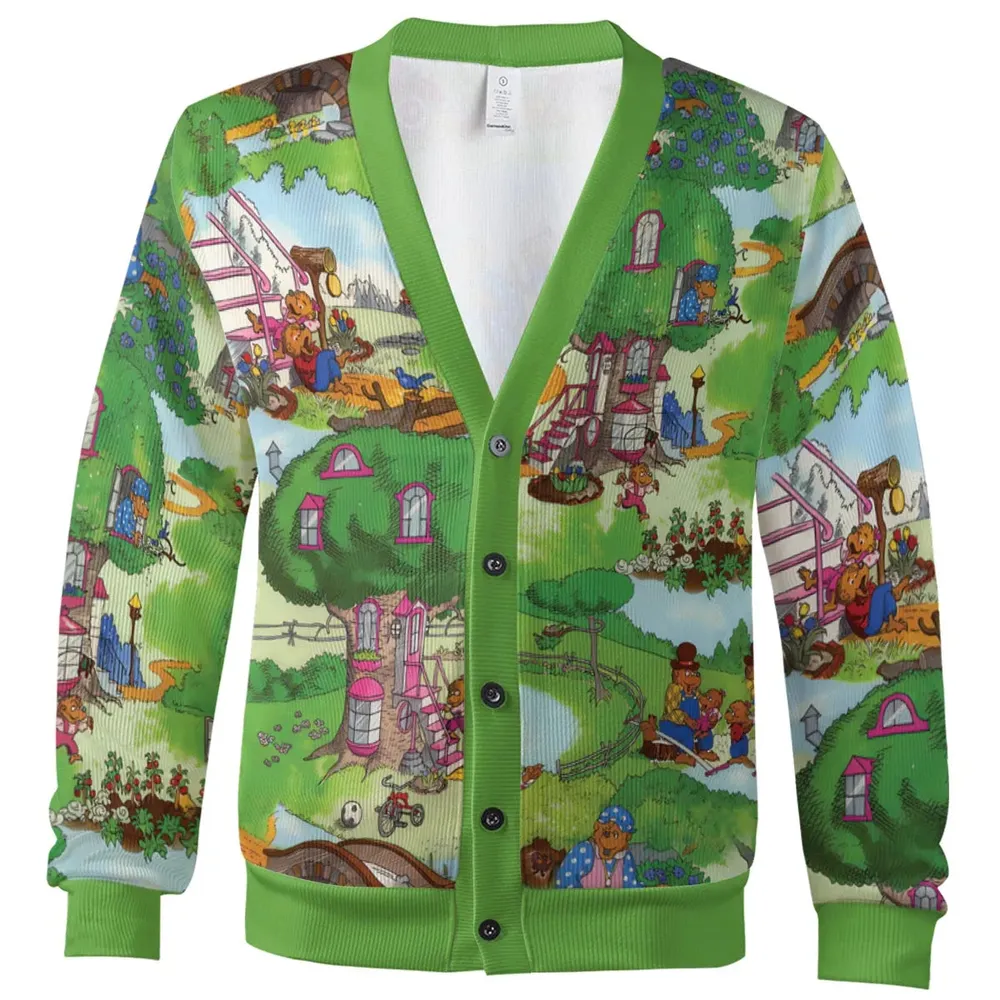 A Big Treehouse Berenstain Bears Cardigan - 2