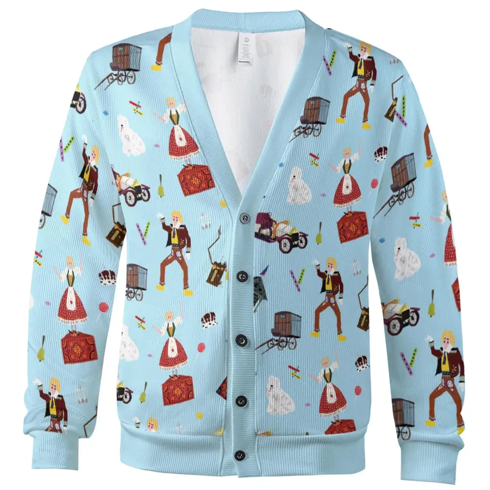 Chitty Chitty Bang Bang Patterns Cardigan - 2