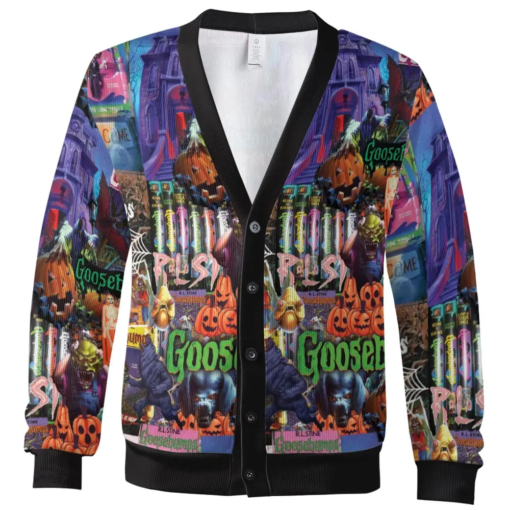 Goosebumps Pattern Cardigan - 2