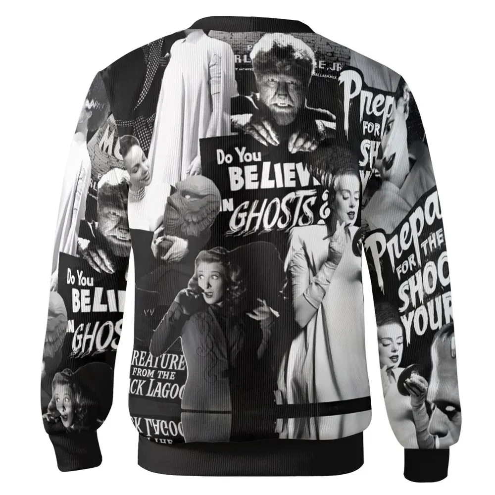 Universal Monsters Pattern Cardigan - 3