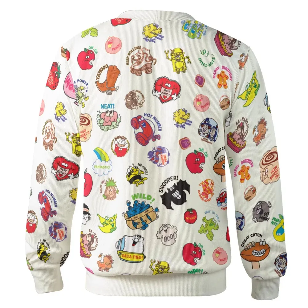 Vintage Trend Matte Scratch & Sniff Cardigan - 3