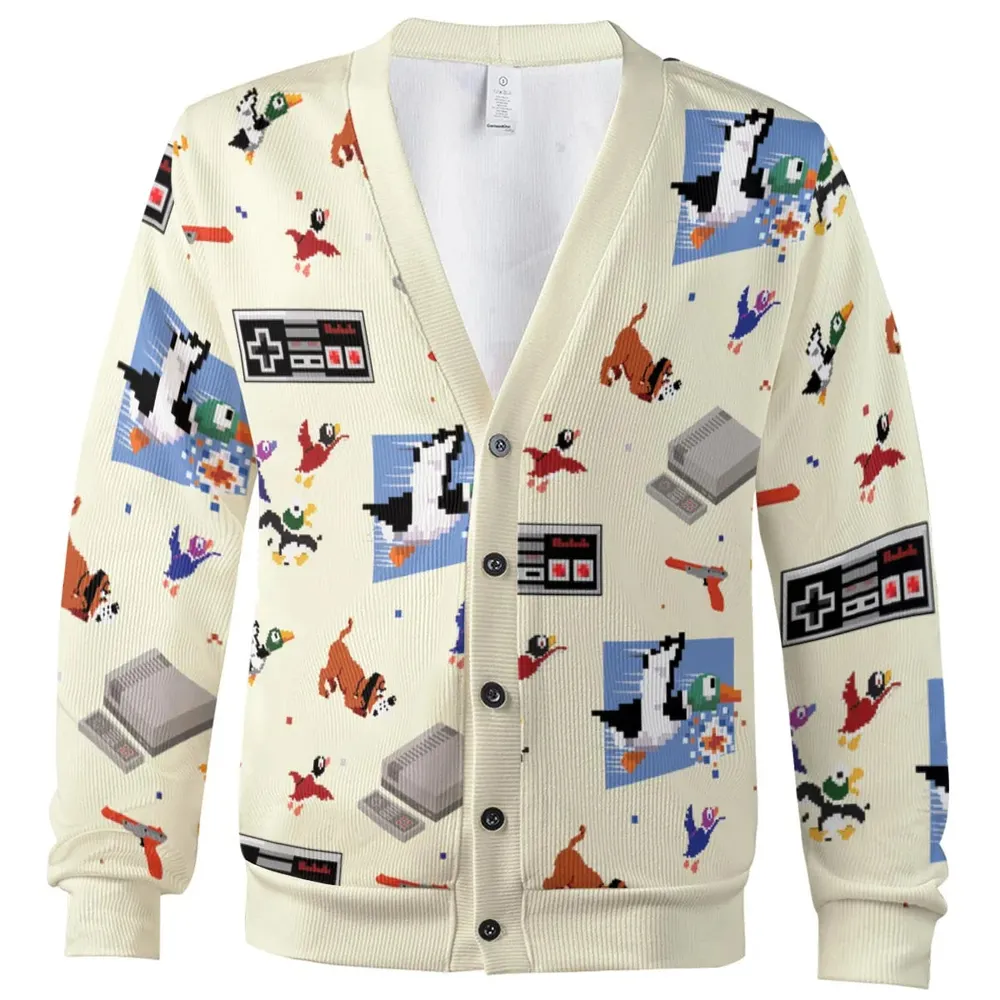 Retro Video Game Duck Hunt Cardigan - 2