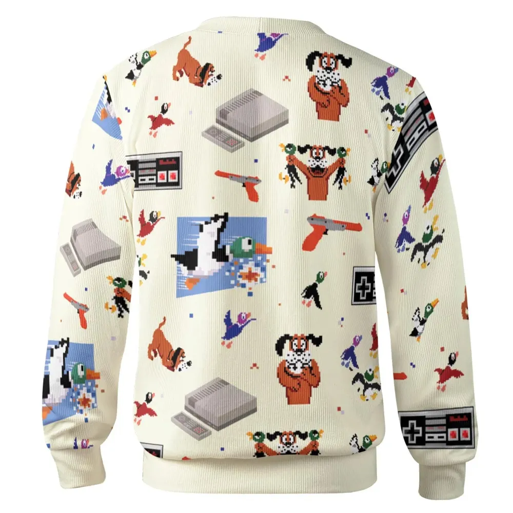 Retro Video Game Duck Hunt Cardigan - 3