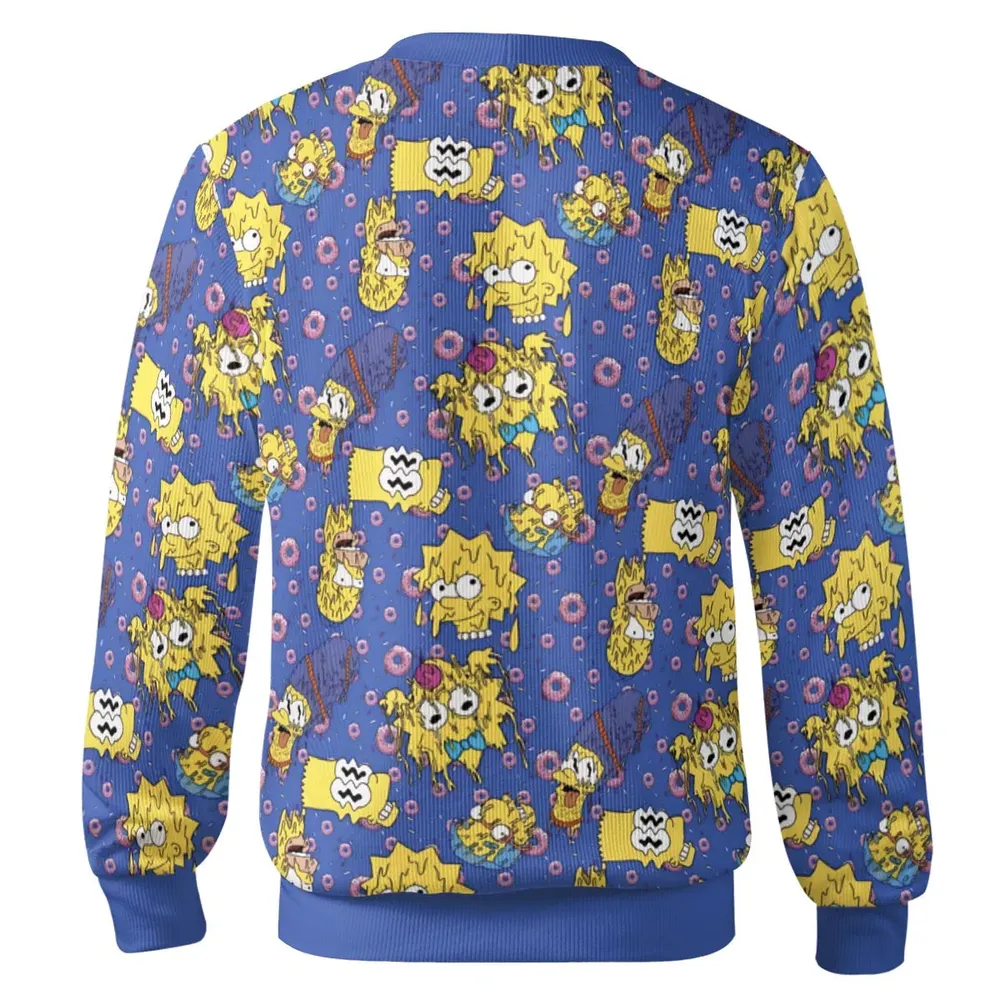 Trippy Simpsons Melting Cardigan - 3