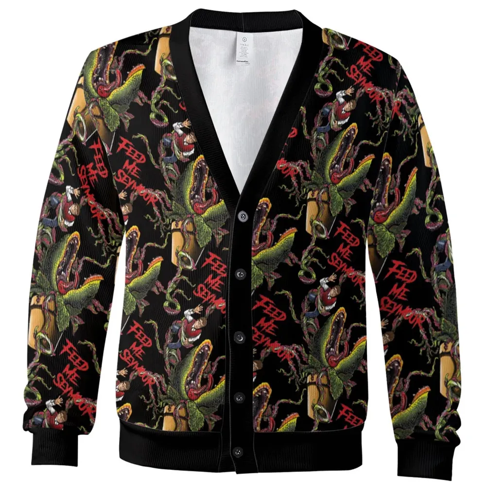 Feed Me Seymour Horror Little Shop Cardigan - 2