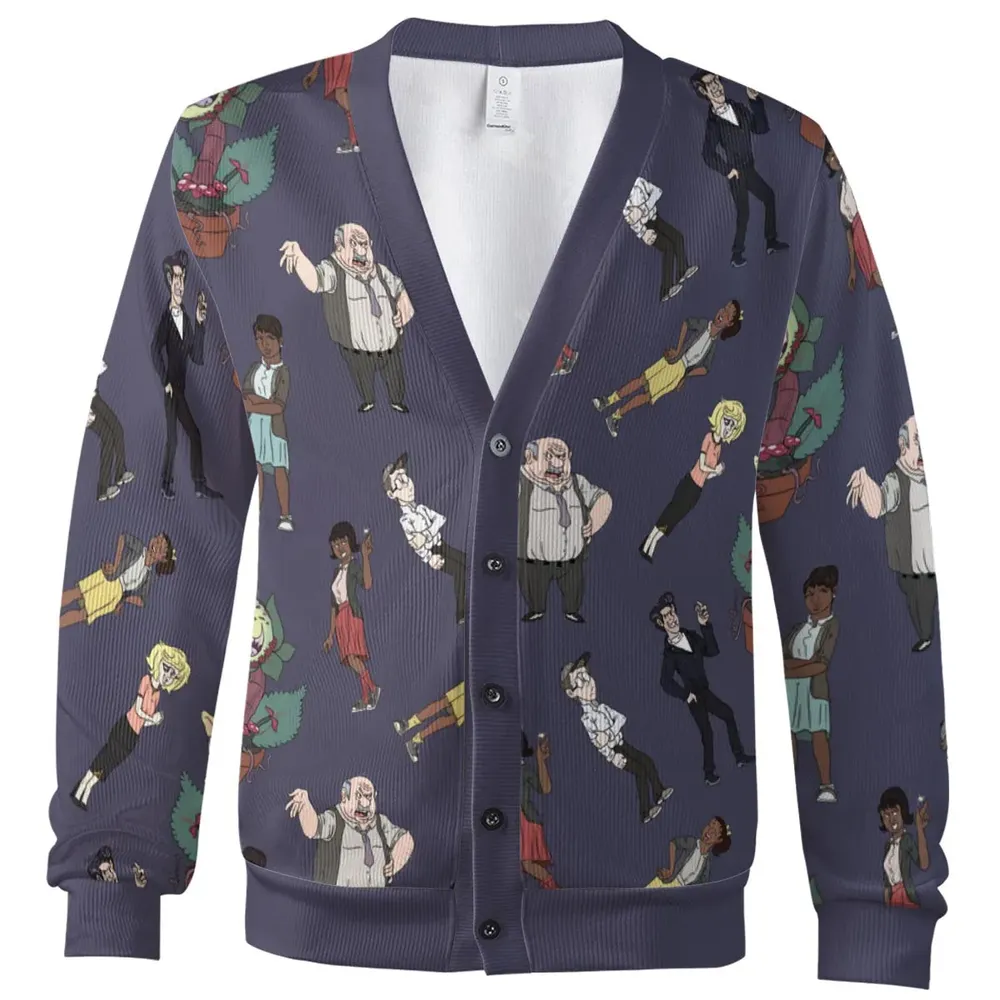 Little Shop Of Horror Characters Cardigan - 2