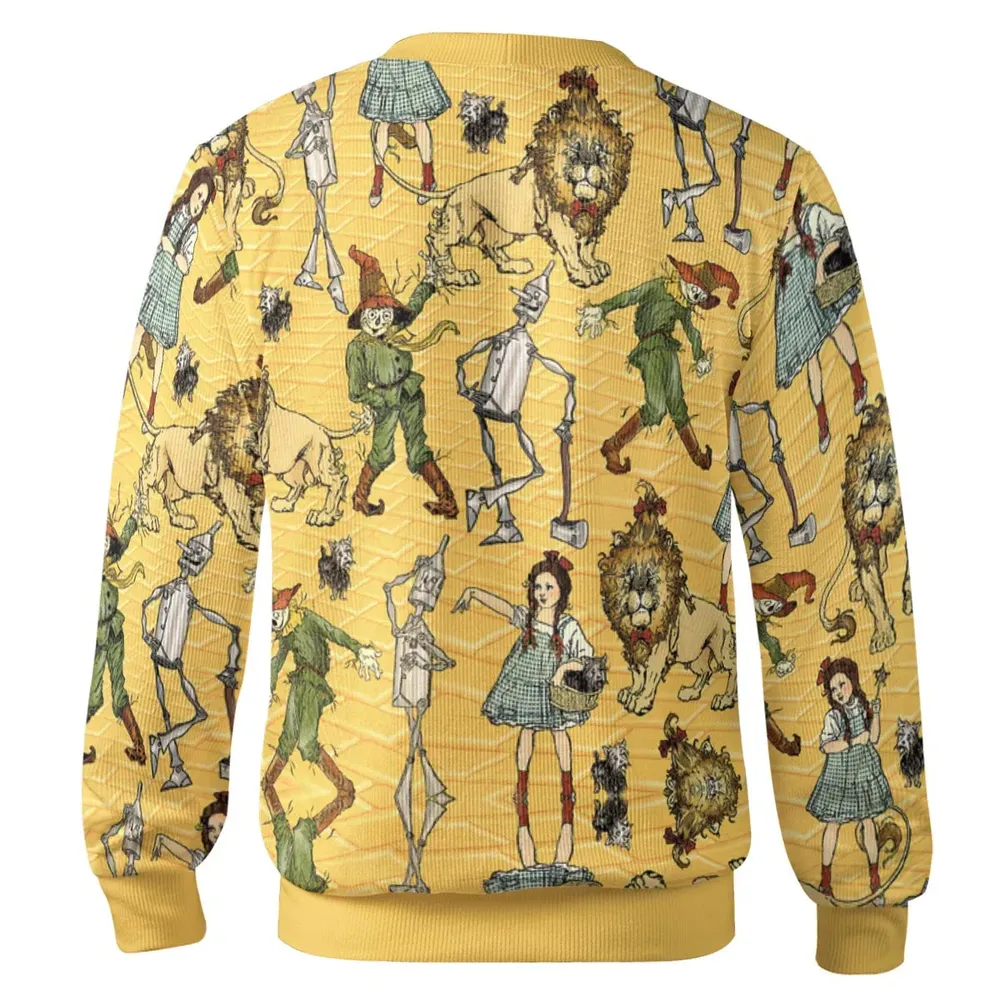 Magic Of Oz Characters Pattern Cardigan - 3