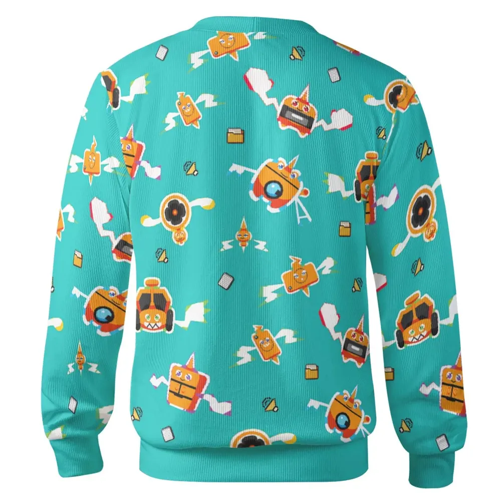 Pixel Rotom Electric Pokemon Cardigan - 3
