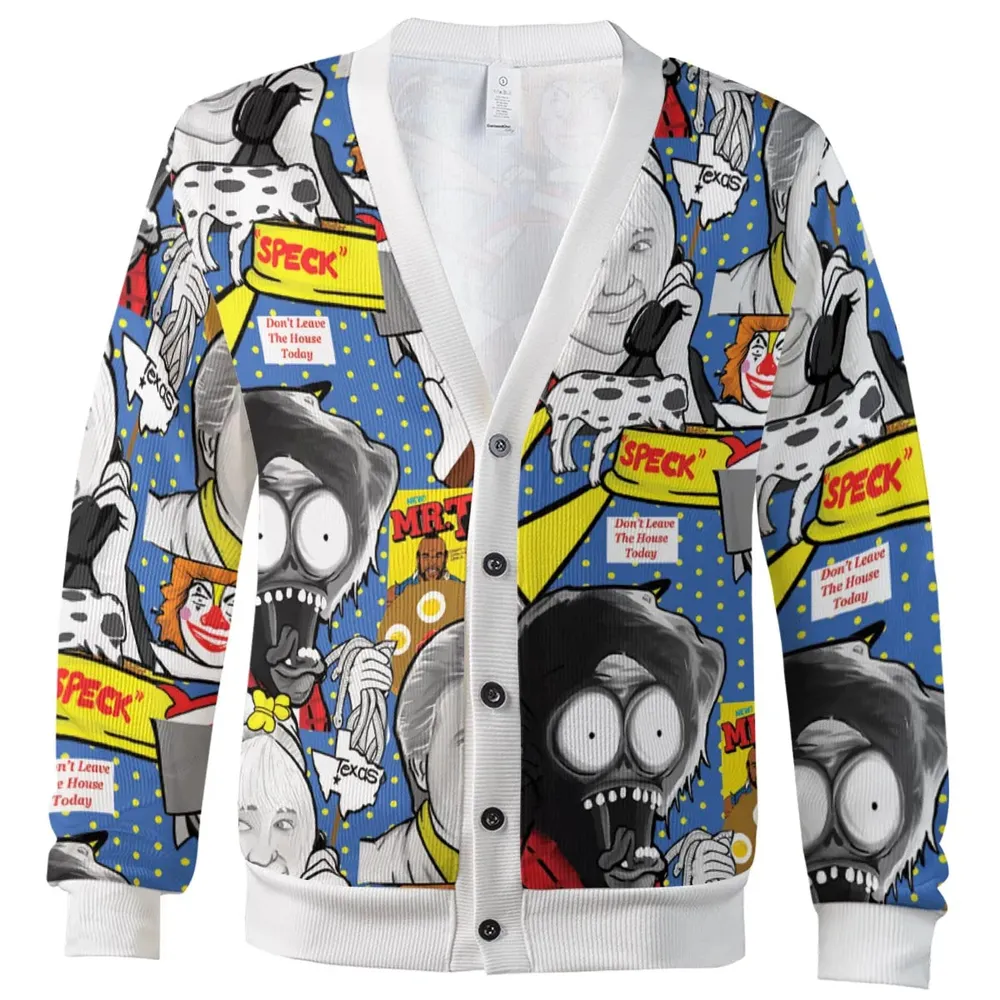 Don't Leave The House Today Pee Wee's Big Adventure Cardigan - 2